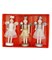 Christmas Fairies Set. Wizardi Classic Wooden Festive Decoration F07M14-13-N01657